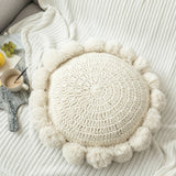 Handmade Pompom Pillow