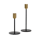 Black and Brass Candlestick
